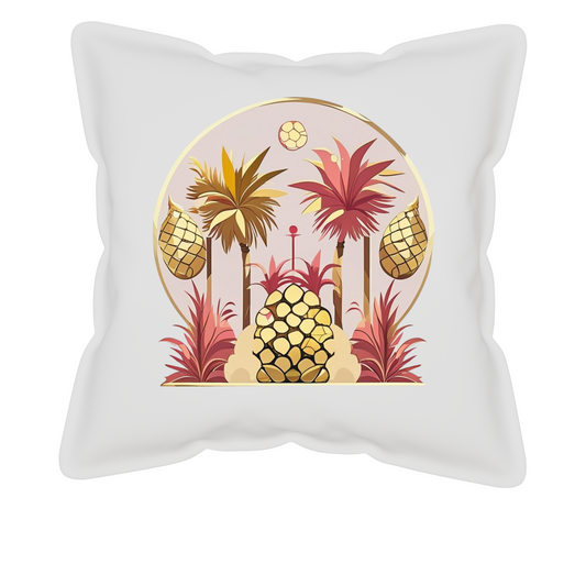 Tropic Luxe Bloom Throw Pillow