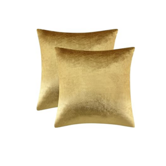 Golden Bloom Throw Pillow