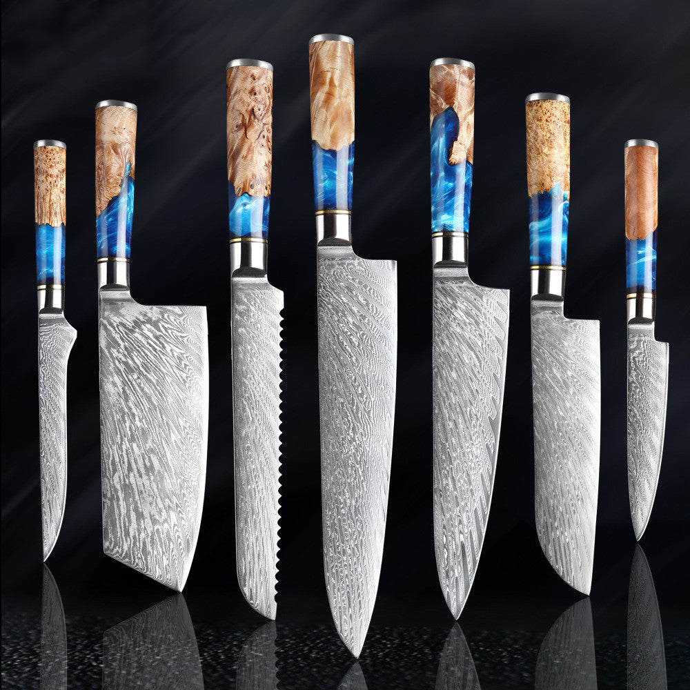 Ocean Meets Sand Stainless Steel Kitchen Knife Set