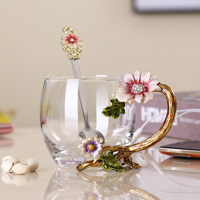 Elegant Summer Floral Mug