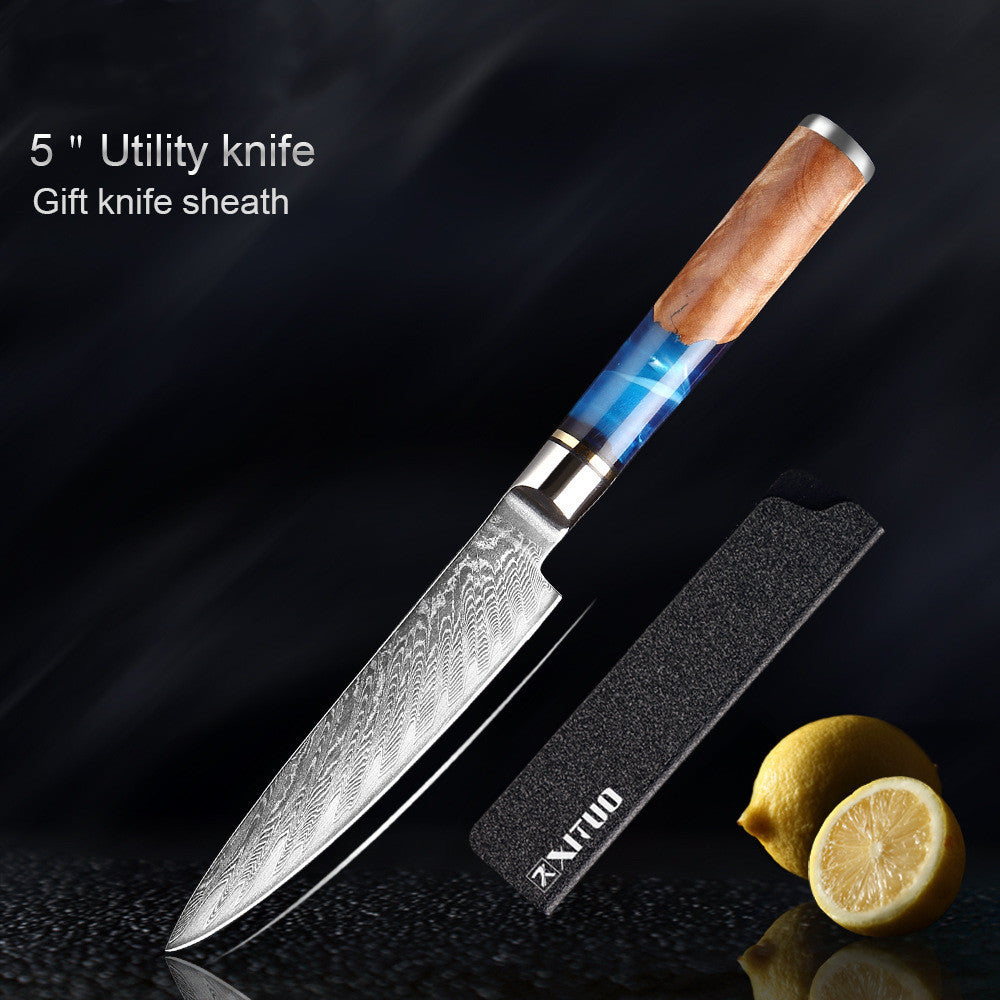 Ocean Meets Sand Stainless Steel Kitchen Knife Set