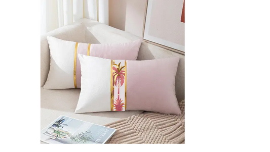 Island Glow Lumbar Throw Pillow