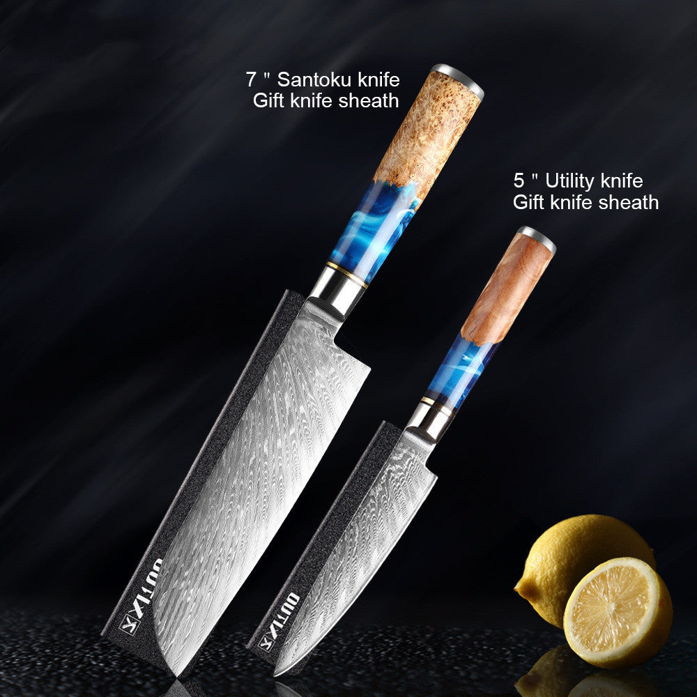 Ocean Meets Sand Stainless Steel Kitchen Knife Set