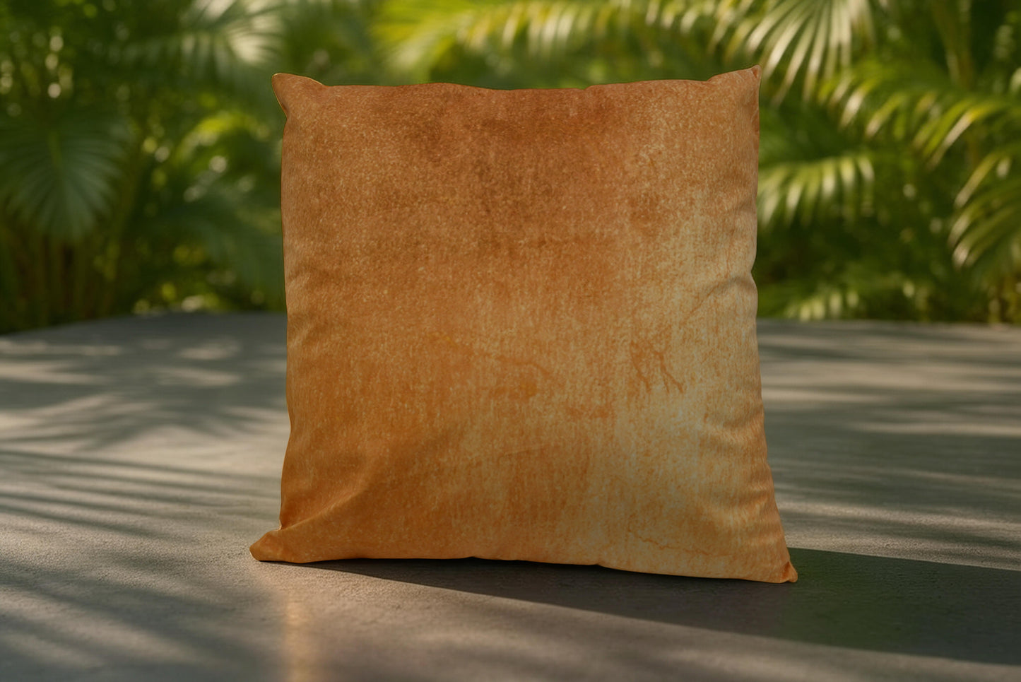 🌄 Golden Sunset | Solid Tropical Coastal Accent Cushion ☀️
