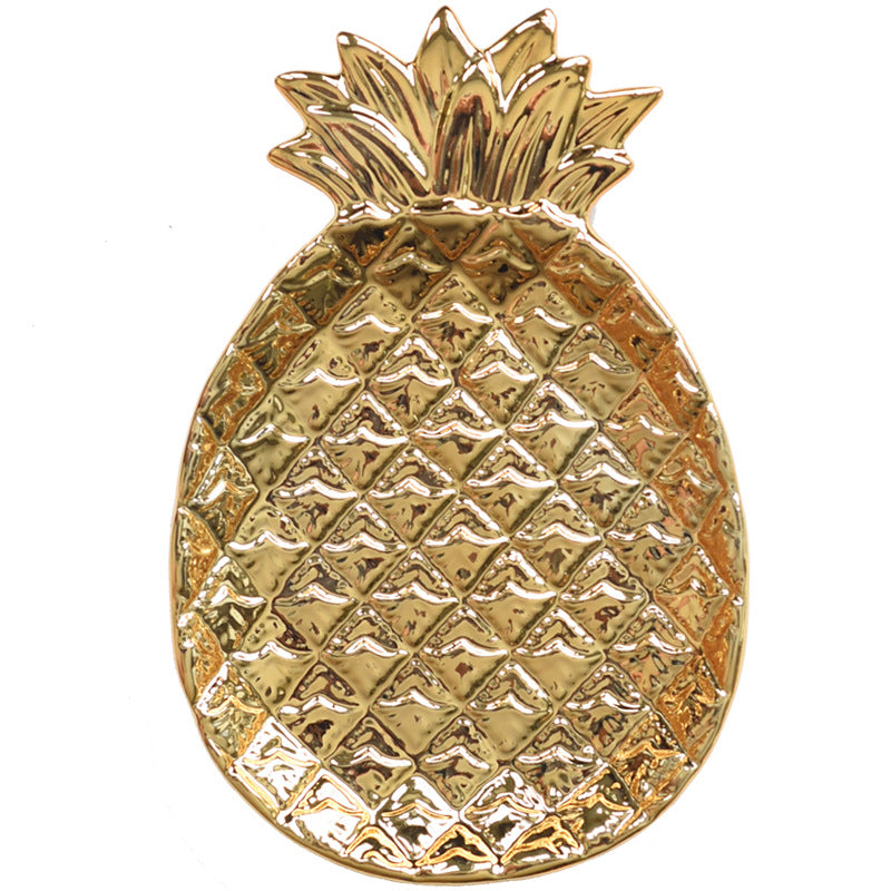 Tropical Pineapple Jewelry Dish Organizer