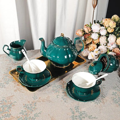 Spring Floral Porcelain Tea Set