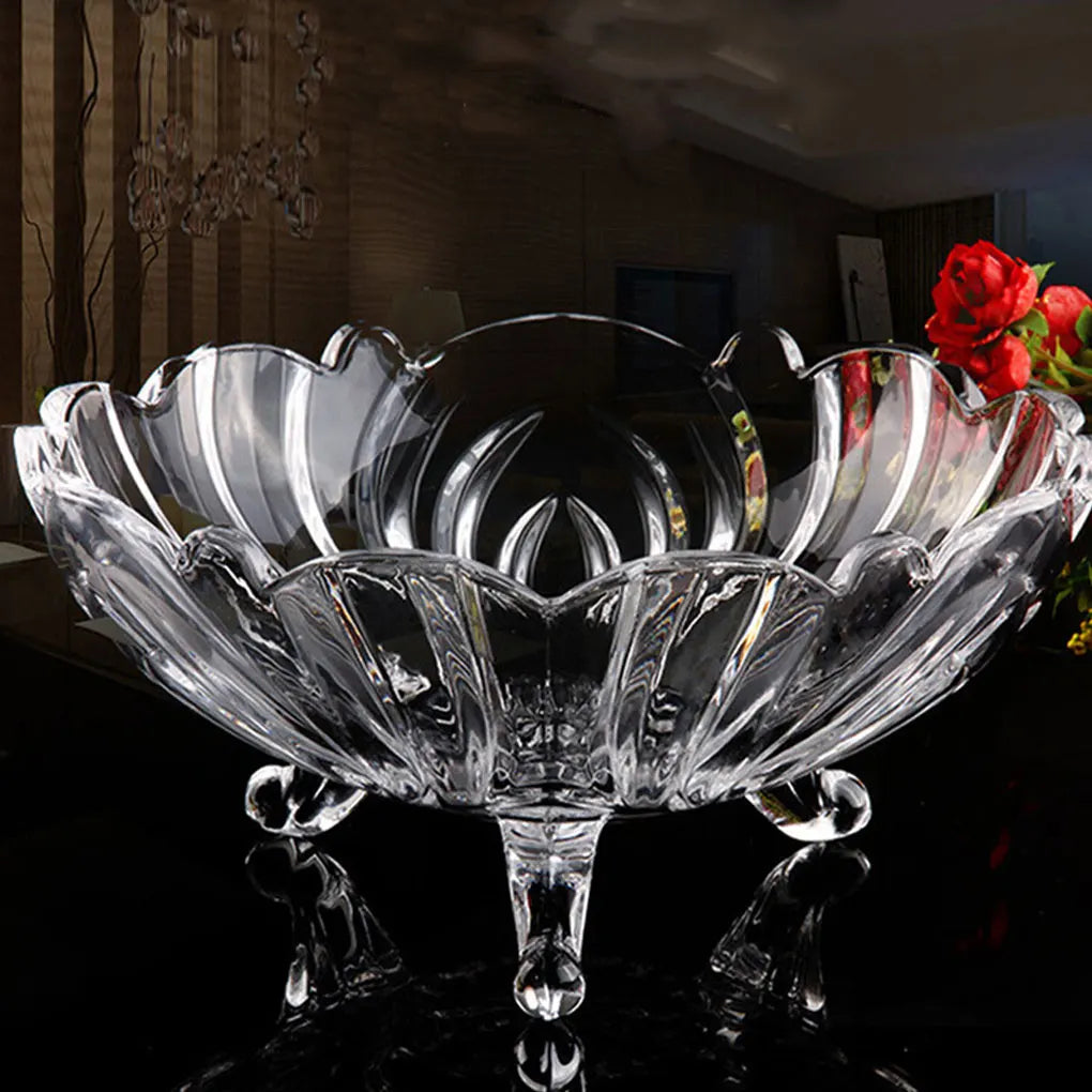 Crystal Glass Fruit Bowl