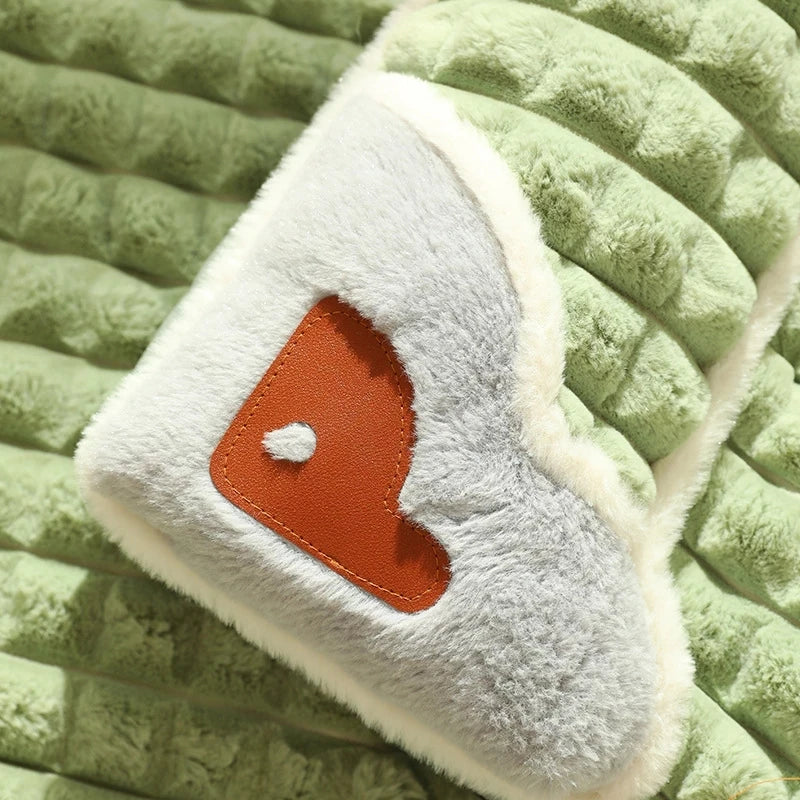 Winter Warm Fleece Pet Bed