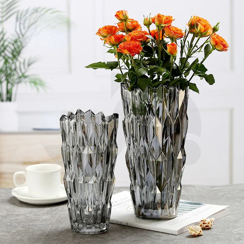 Crystal Flower Table Vase