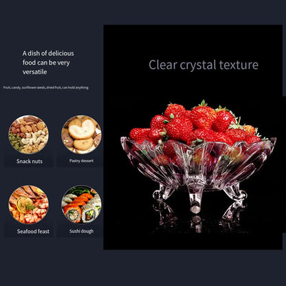 Crystal Glass Fruit Bowl