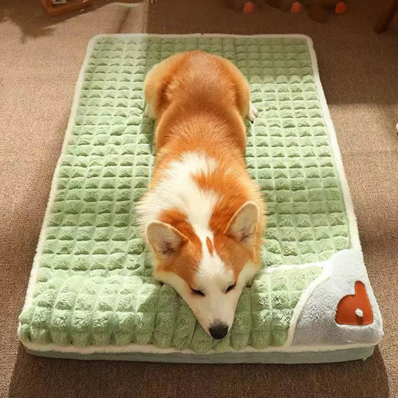 Winter Warm Fleece Pet Bed