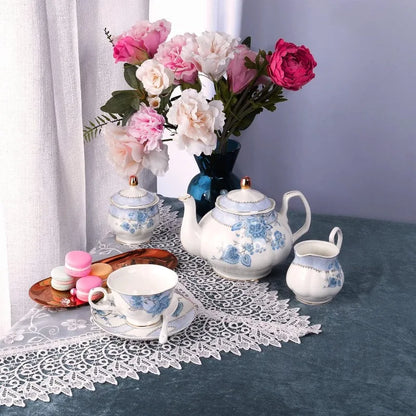 Spring Floral Porcelain Tea Set