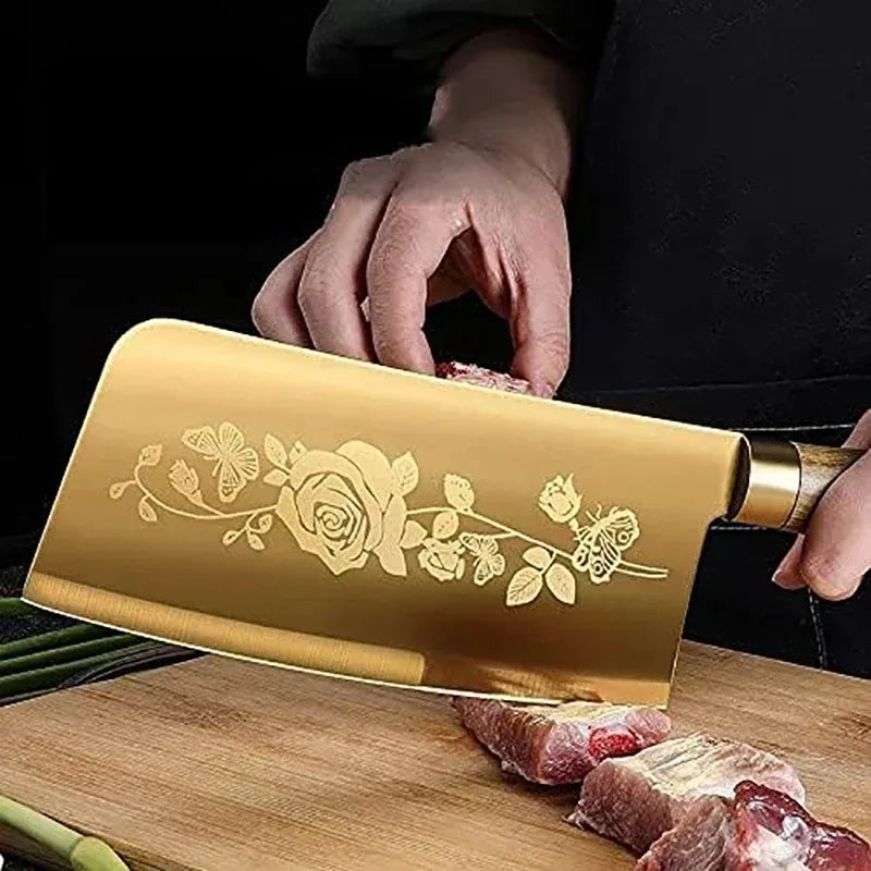 Deluxe Gold Kitchen Knife