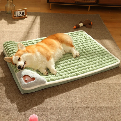 Winter Warm Fleece Pet Bed