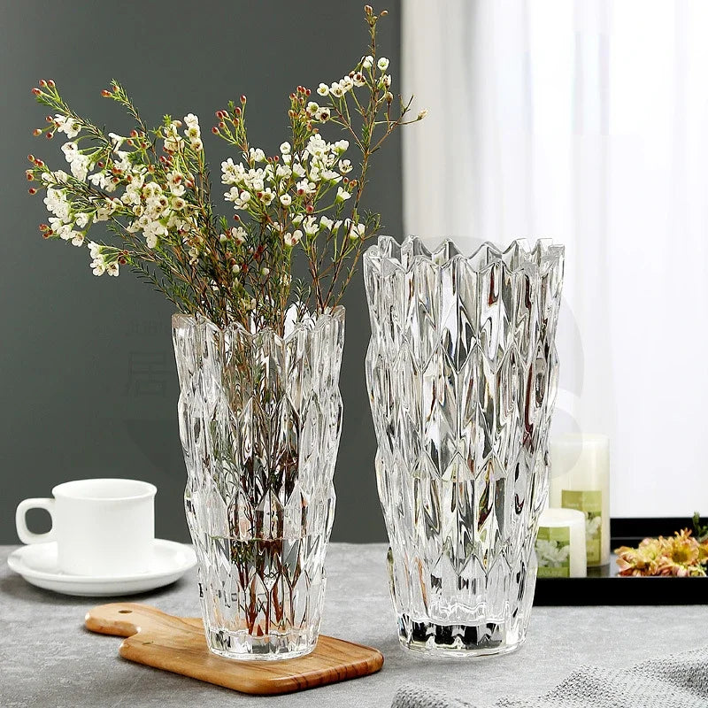 Crystal Flower Table Vase