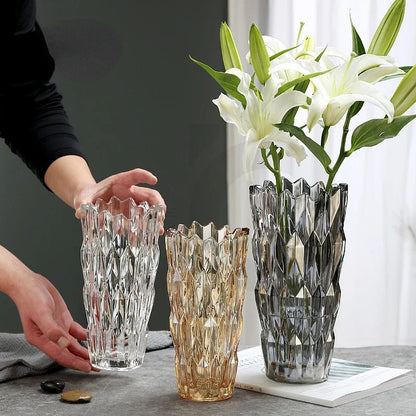 Crystal Flower Table Vase