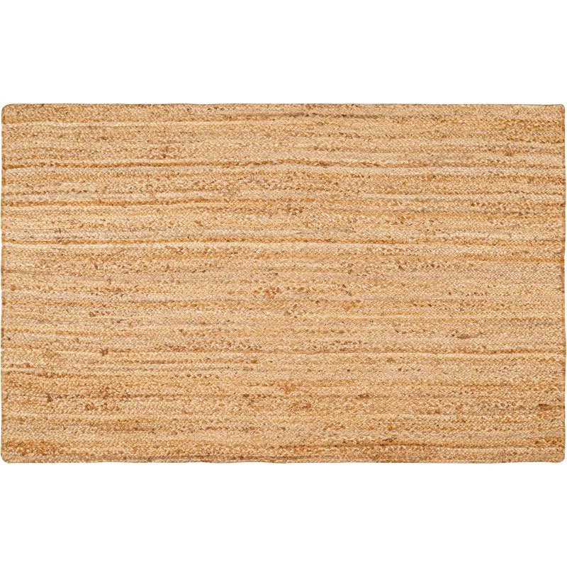 Hand Woven Jute Braided Rug, (4' x 6')