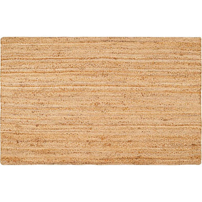 Hand Woven Jute Braided Rug, (4' x 6')