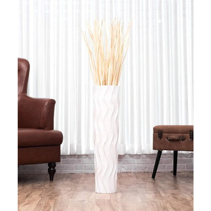 Mango Wood Floor Vase