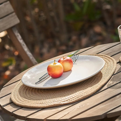 Coastal Reef Cotton Rope Woven Placemats – Set of 6
