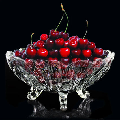 Crystal Glass Fruit Bowl